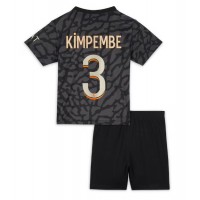 Paris Saint-Germain Presnel Kimpembe #3 Tredje trøje Børn 2023-24 Kortærmet (+ Korte bukser)